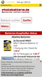 Mobile Screenshot of photobatterie.de